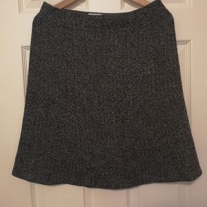 LOFT Silk Blend Herringbone Skirt